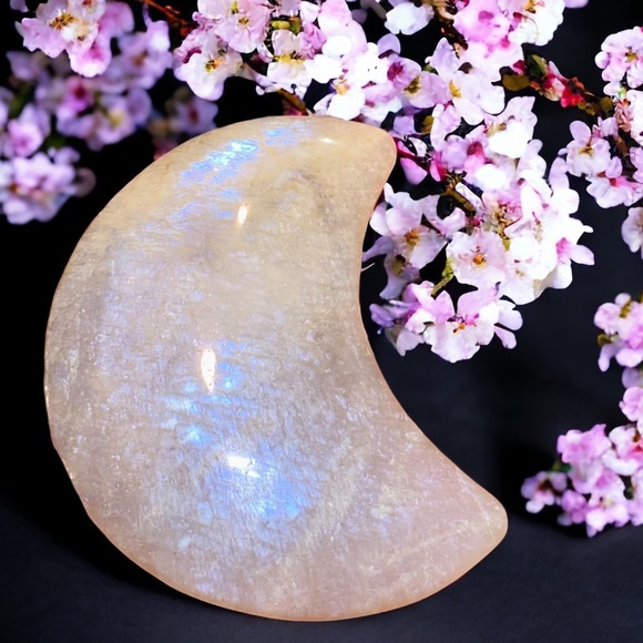 Other - Moonstone moon carving